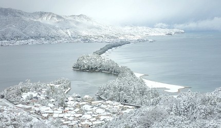 京都景点推荐幻雪天桥立照片