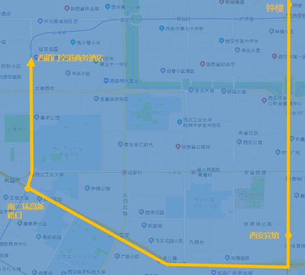西安机场巴士关于部分线路临时调整的通知
