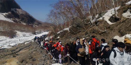 今年清明假期的长白山。