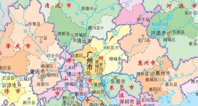 广东地图全图高清版