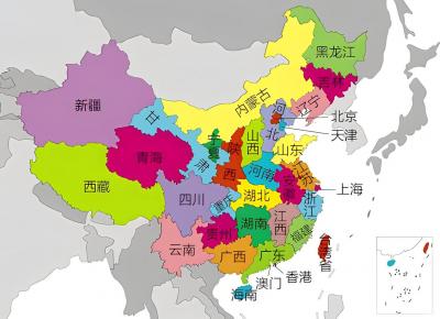 中国有几个省？中国地图36个省的地图，全国36个省一览表