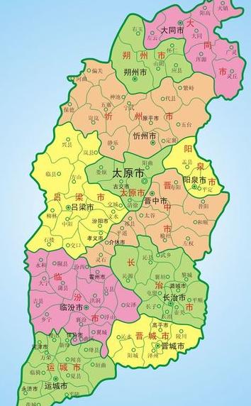 山西省地图