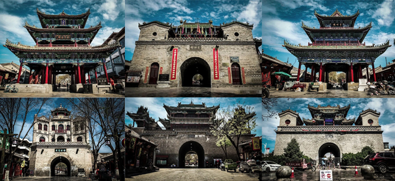 榆林古城“六楼骑街”。榆林市文旅局供图