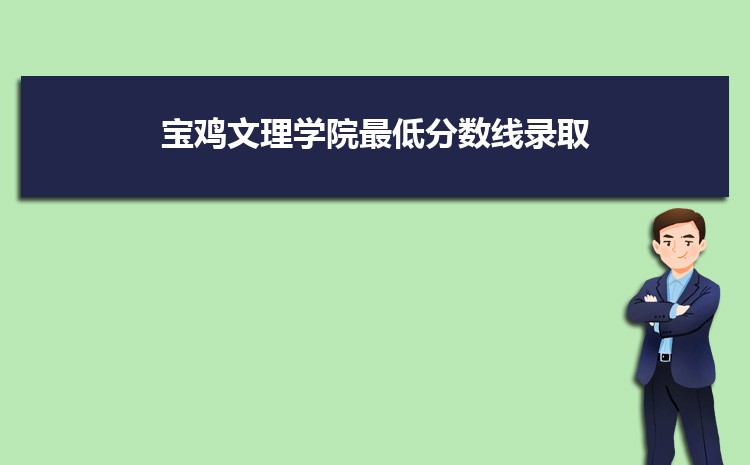 宝鸡文理学院最低分数线录取是多少(2022年各省最低位次和分数线)