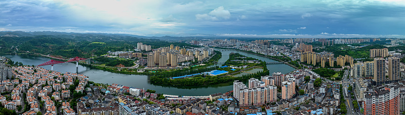 湖北宜昌夜色中的葛洲坝图片下载