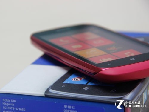 WP7.5系统低端手机实体验 诺基亚610评测 