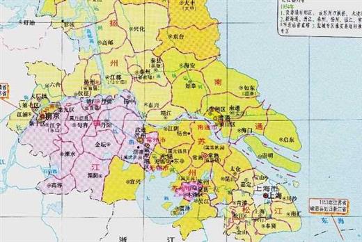 江苏省的区划变动，13个地级市之一，苏州市为何有9个区县？
