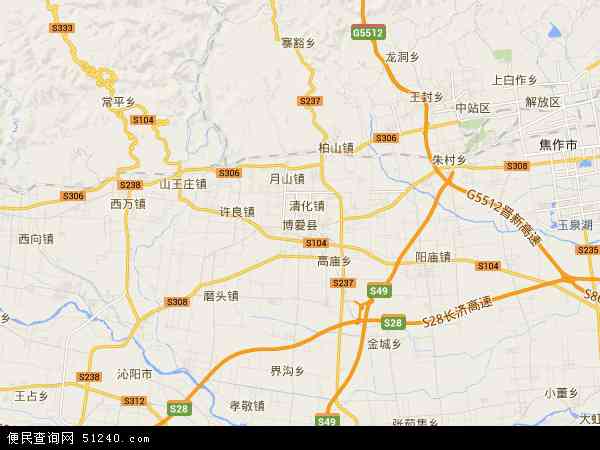 博爱县地图 - 博爱县卫星地图 - 博爱县高清航拍