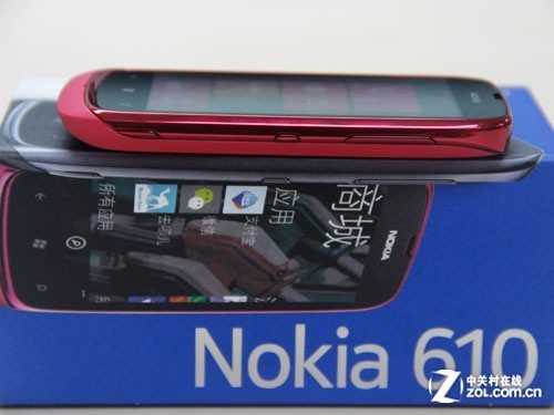 WP7.5系统低端手机实体验 诺基亚610评测 