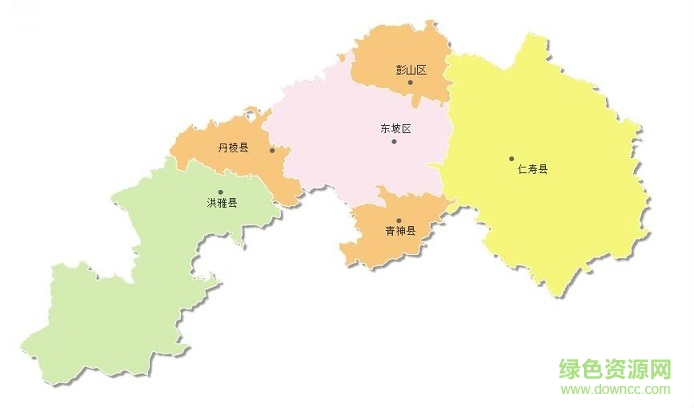 眉山地图全图高清版