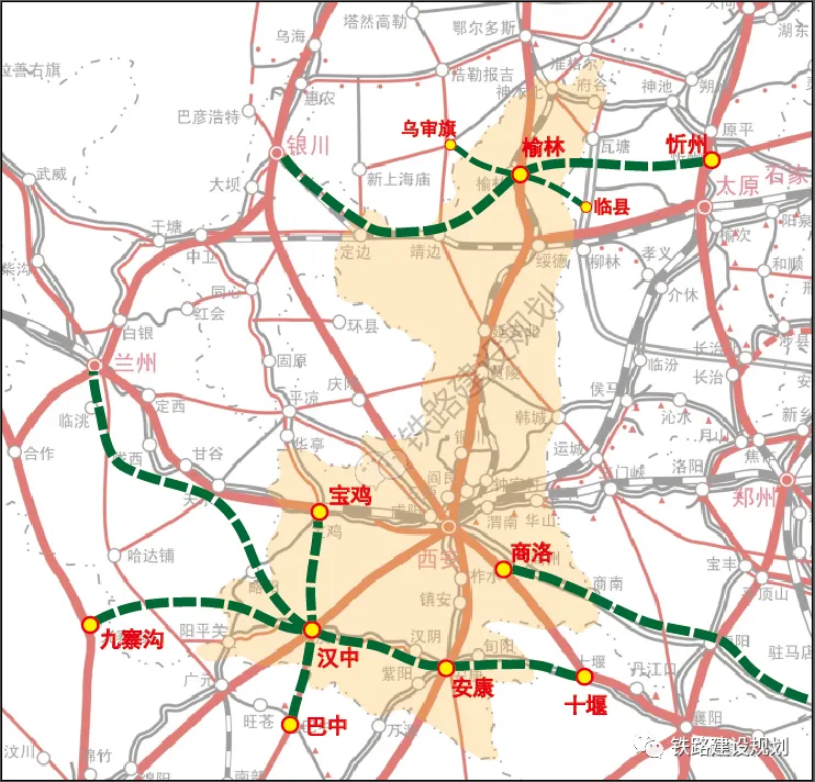 未来10年，汉中有望开建的3条铁路项目！