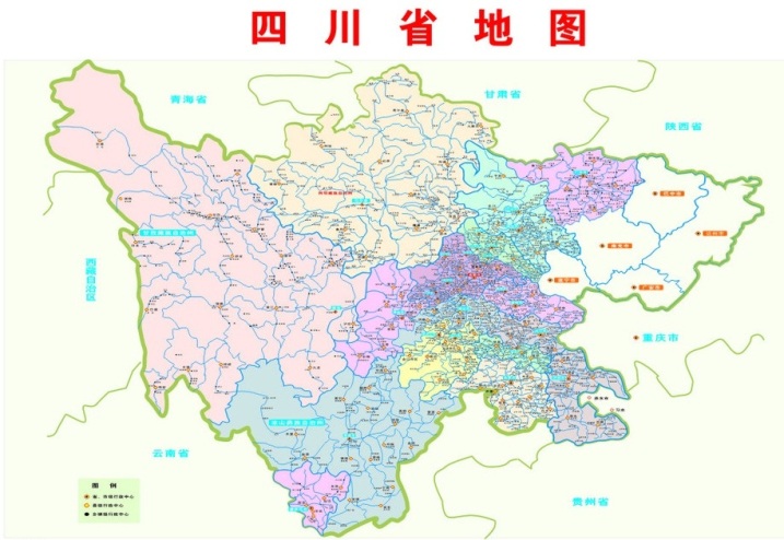 四川省地图