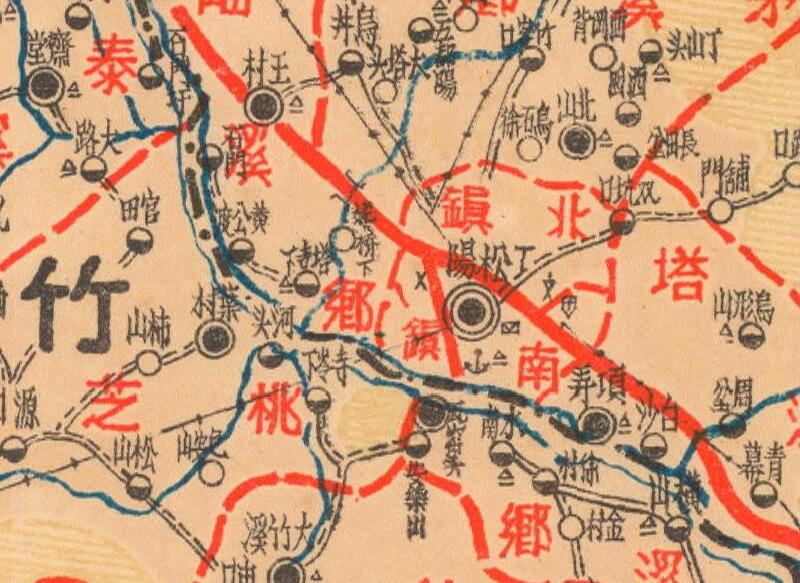 1943年《浙江省松阳县全图》插图2